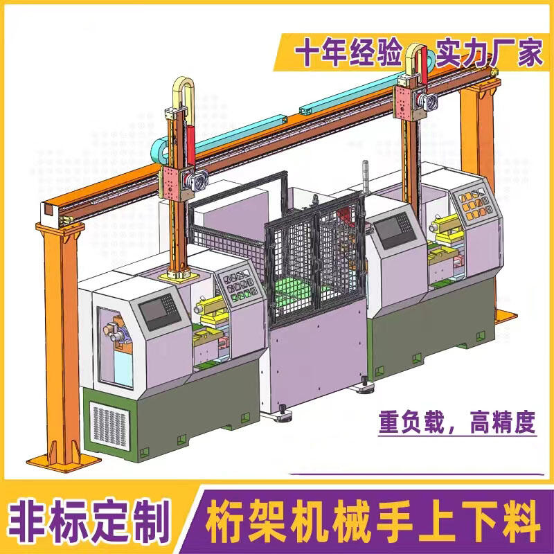 重載龍門桁架三軸齒輪齒條雙直線導軌精密滑臺模組重型碼垛機械